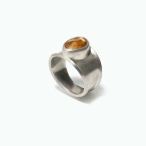 bague chevaliere mahaut citrine argent bijou nour mira 003