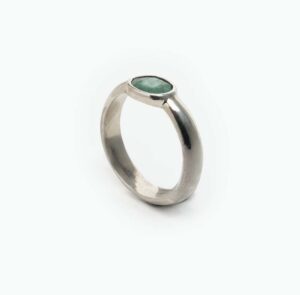 bague gaby emeraude argent bijou nour mira 001