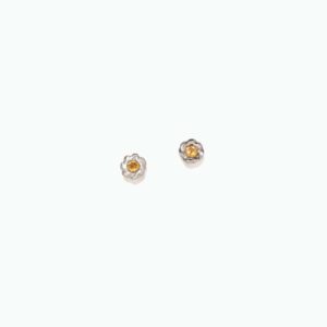 boucles d oreilles puces liane citrine argent nour mira bijoux 001
