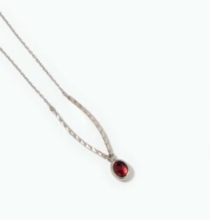 collier esmeralda grenat argent nour mira bijoux 002