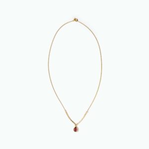 collier esmeralda grenat doré nour mira bijoux 002